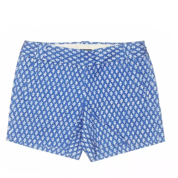 J. Crew City Fit Leaf Print Stretch Shorts SZ 2 - Picture 4 of 8
